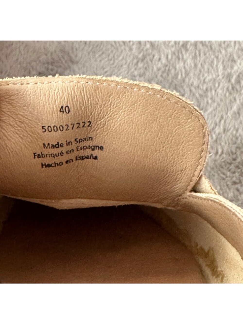 Free People At Ease Slip On Loafers Shoes Beige Women's 40 US 9 Suede Mules - Picture 6 of 6